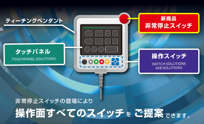 FF01シリーズ 小形非常停止用押ボタンスイッチ_主な用途