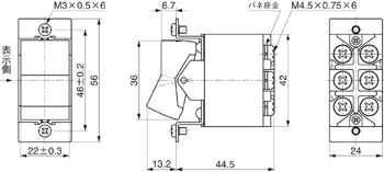 SW-3822D外形図